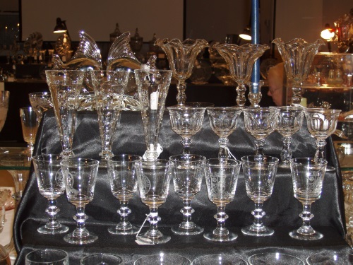 Antique Heisey Glass stemware comes in countless delicate patterns, and sizes.